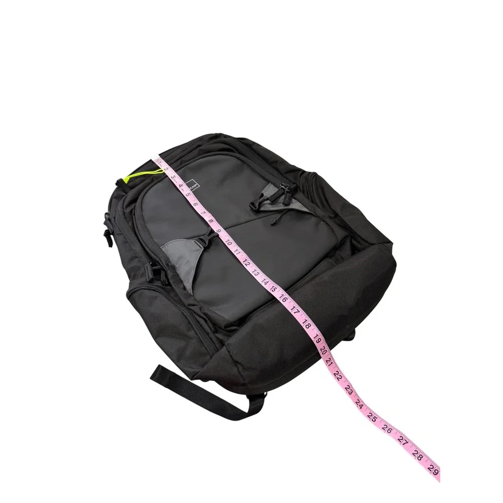 Acme Made San Francisco Laptop Backpack Black Charcoal Neon Accents Padded Bag
